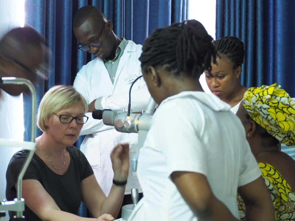 Der Weltladen Soltau unterstützt die Volta Augenklinik in Ghana.