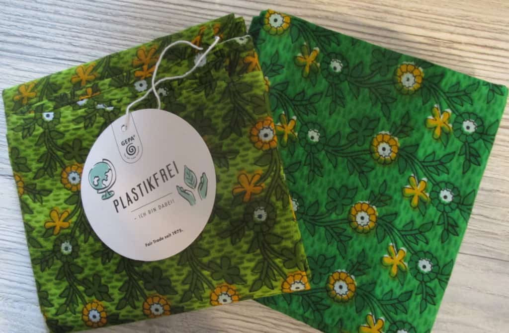 Mit Stofftüchern nachhaltig und plastikfrei Geschenke verpacken | Weltladen Soltau