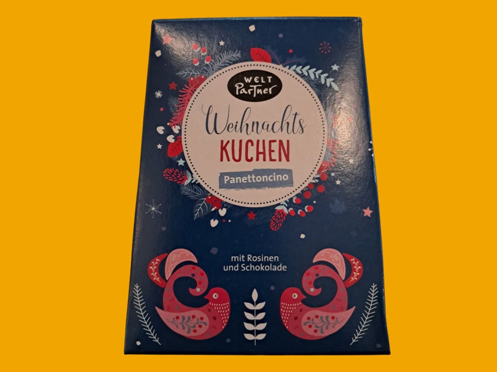 Weihnachtskuchen Panettoncino, neu im Weltladen Soltau